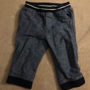 Janie and Jack 6-12 month Blue Pants, Smoke and pet free home, *like new*